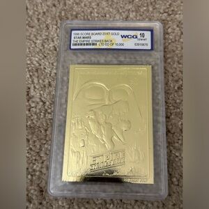 1996 SCORE BOARD 23 KT GOLD STAR WARS THE EMPIRE STRIKES BACK